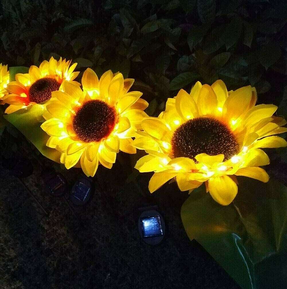 Last Day 49% OFF Solar Powered Sunflower Outdoor Garden Light