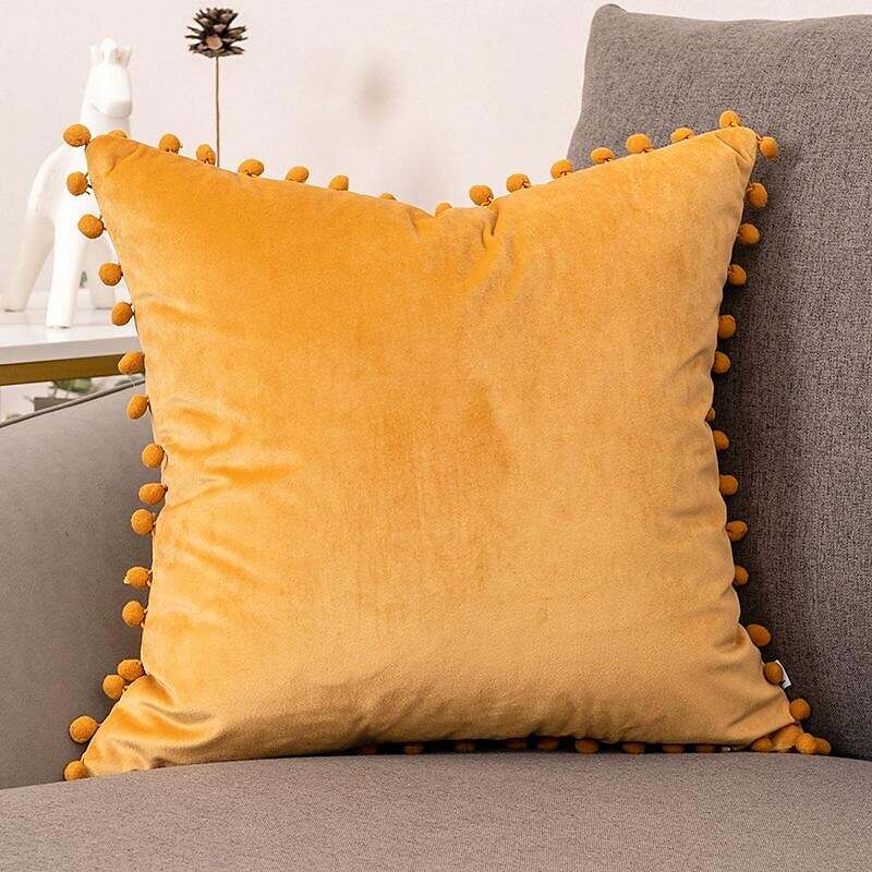 1pc Velvet  Sofa Pillow Cover