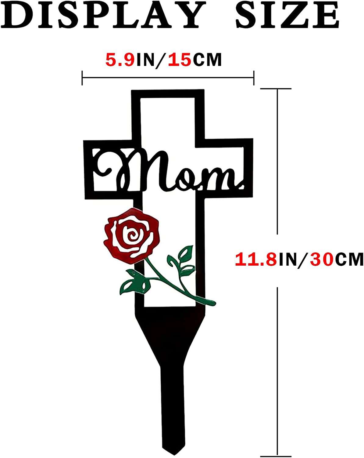 Hot Sale - Cemetery Memorial Cross Stake for Parents