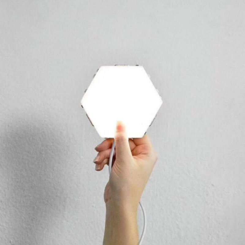 🔥HOT SALE - 50% OFF 🔥 Super LED Assembled Hand Touch Sensing Honeycomb Light