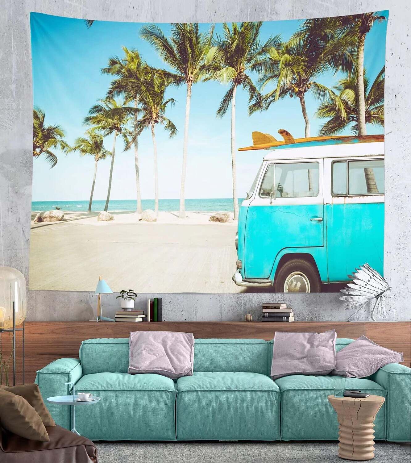 Beach Wall Tapestry Art Decor Photograph Backdrop