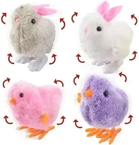 (🔥Discount this week - 50% OFF) - 🎁12Pcs Wind Up Toy Prefilled Easter Eggs