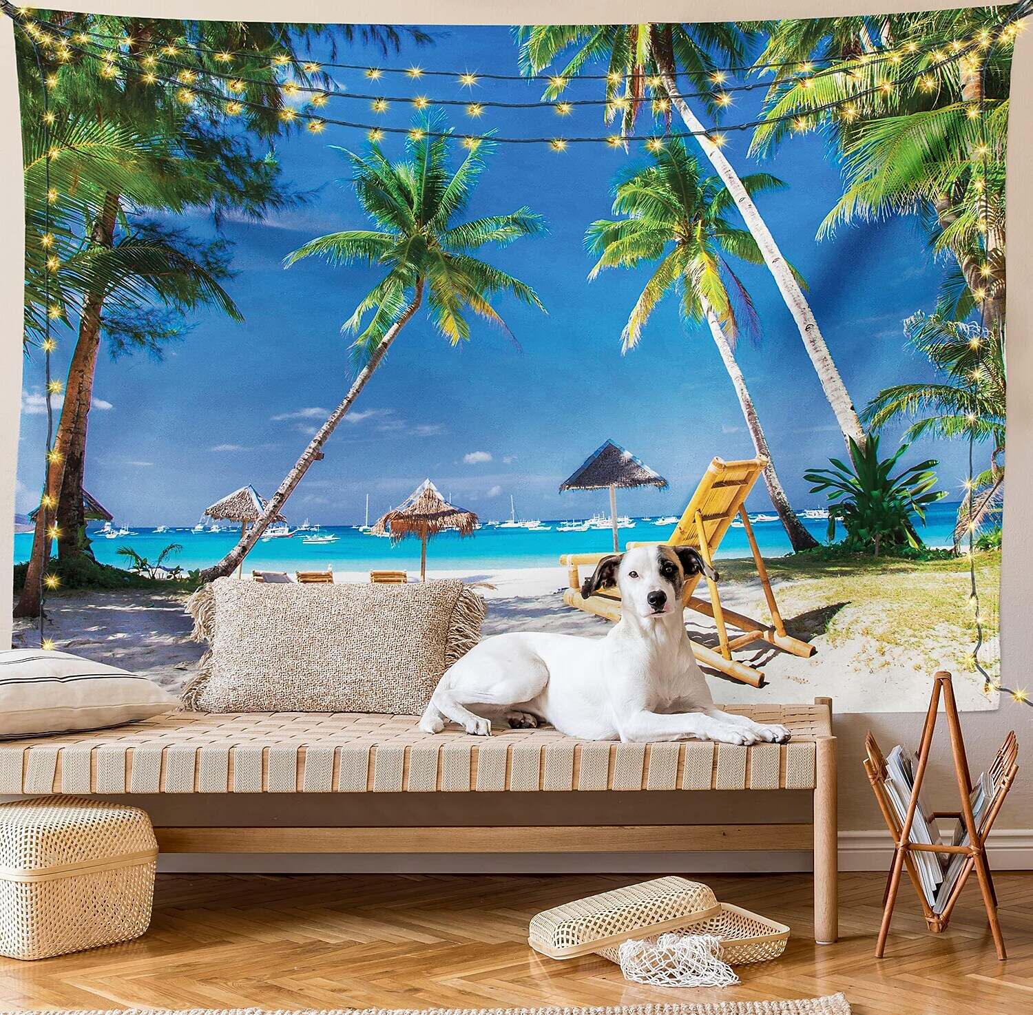 Beach Theme Wall Tapestry Art Decor Photograph Backdrop