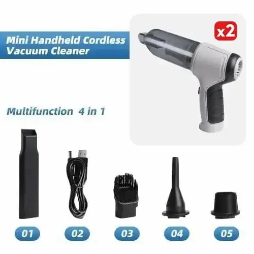 🔥Last Day Promotion 50% OFF - Wireless Handheld Car Vacuum Cleaner🔥BUY 2 GET EXTRA 10% OFF & FREE SHIPPING NOW!!!