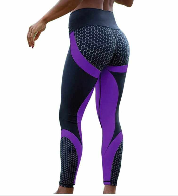 【Buy 2 Free Shipping】Colorblock Butt Lifting High Waist Sports Leggings