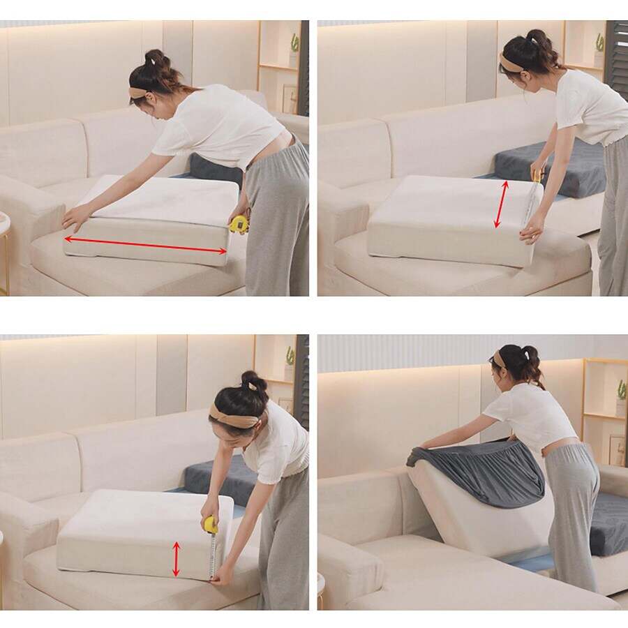 Jacquard Elastic Sofa Seat Cushion Cover for Furniture Protector