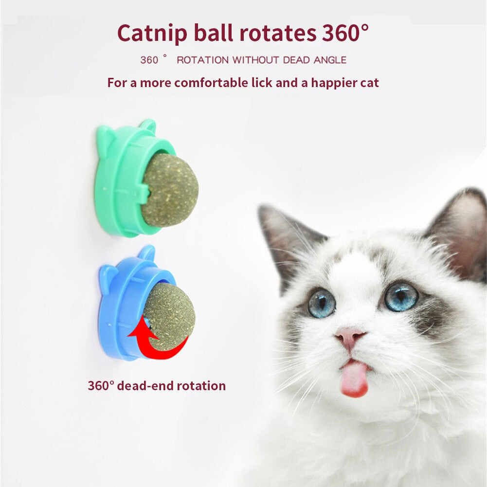 Toothy- Catnip Spinning Ball