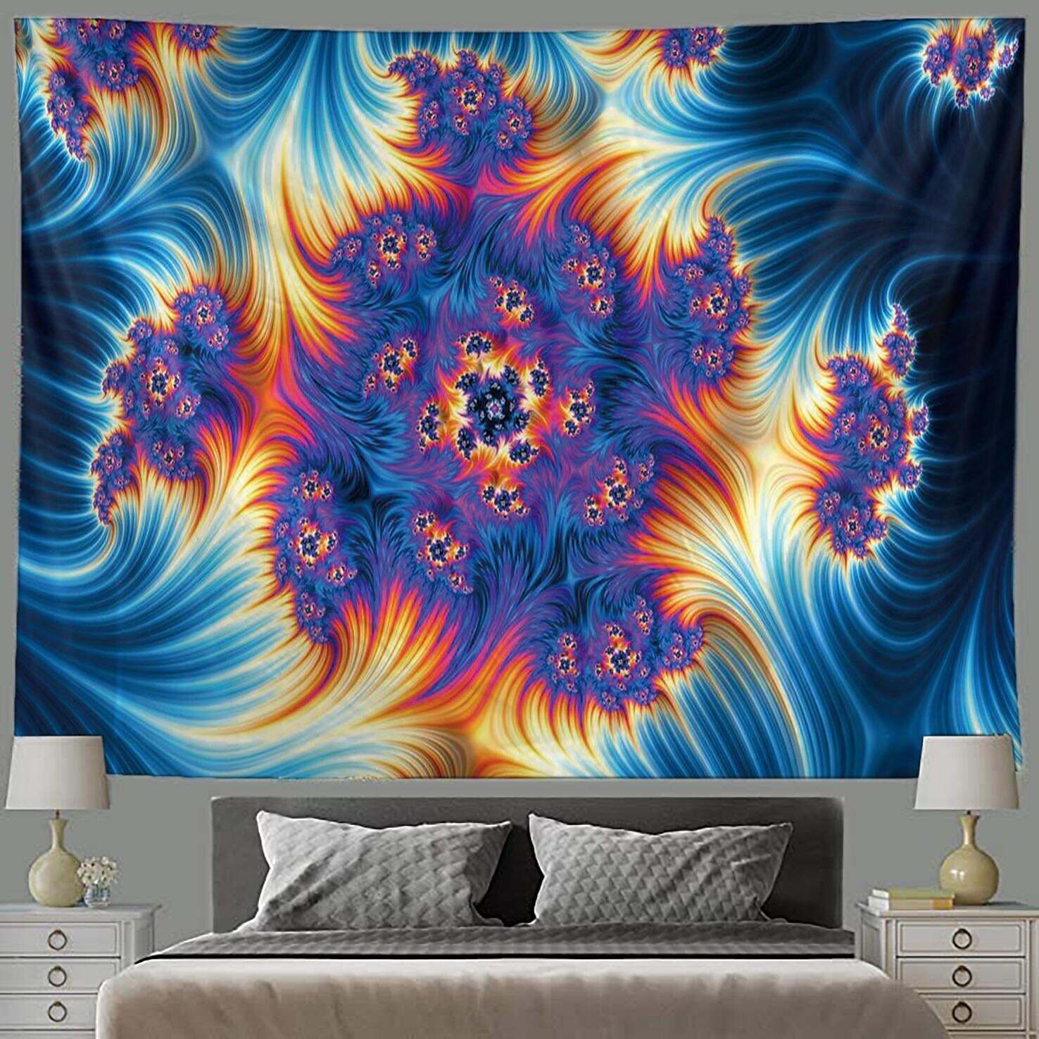 Psychedelic Wall Tapestry Art Decor Photograph Backdrop