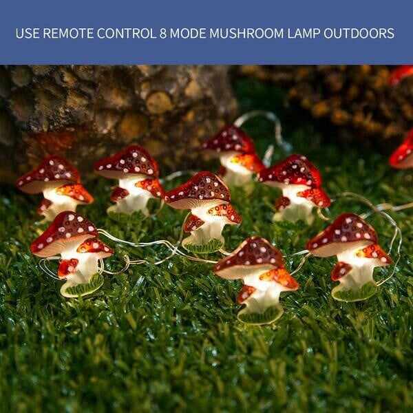 Mushroom LED String Lights