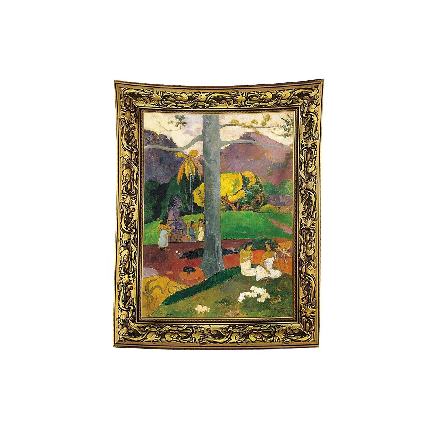 Paul Gauguin Wall Tapestry Art Decor Famous Painting Mata Mua