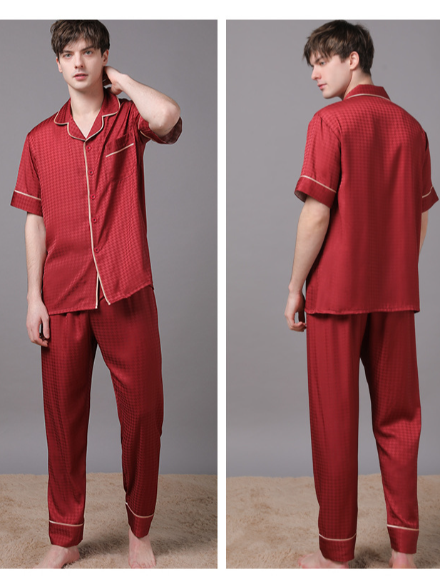 Regular Sleeve Others Casual Plain Regular Fit Matching Couple Pajama Set