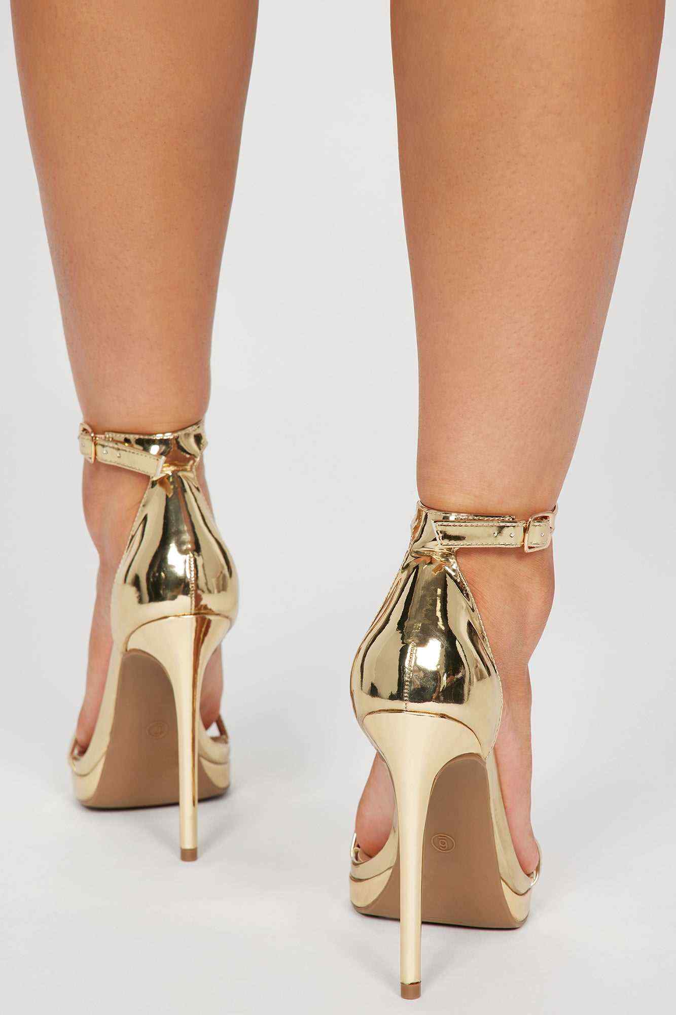 Always On My Mind Heeled Sandals   Gold