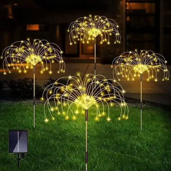 Last Day 47% OFF - Waterproof  Solar Garden Fireworks Lamp