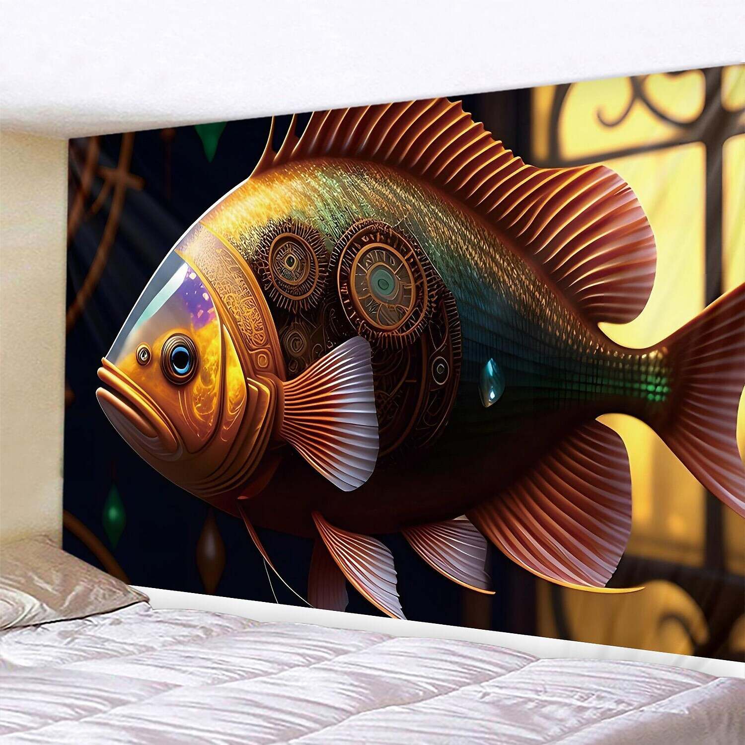 Ocean Fish Wall Tapestry Art Decor