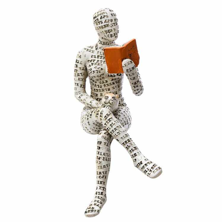 LAST DAY -49% OFF - Modern Reading Woman Statue