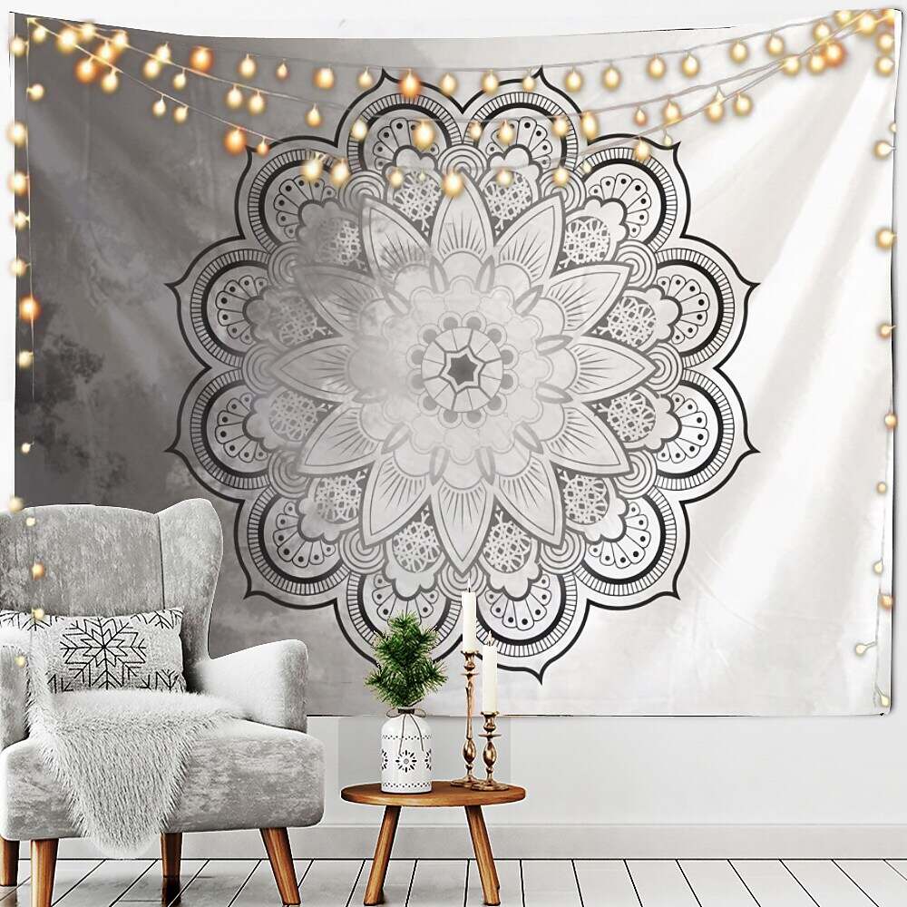 Datura Bohemian Tapestry Wall Hanging