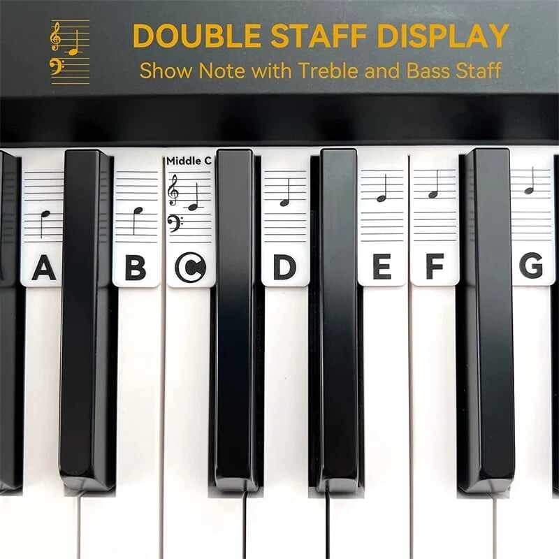 Last Day 77% OFF--Removable Piano Keyboard Note Labels