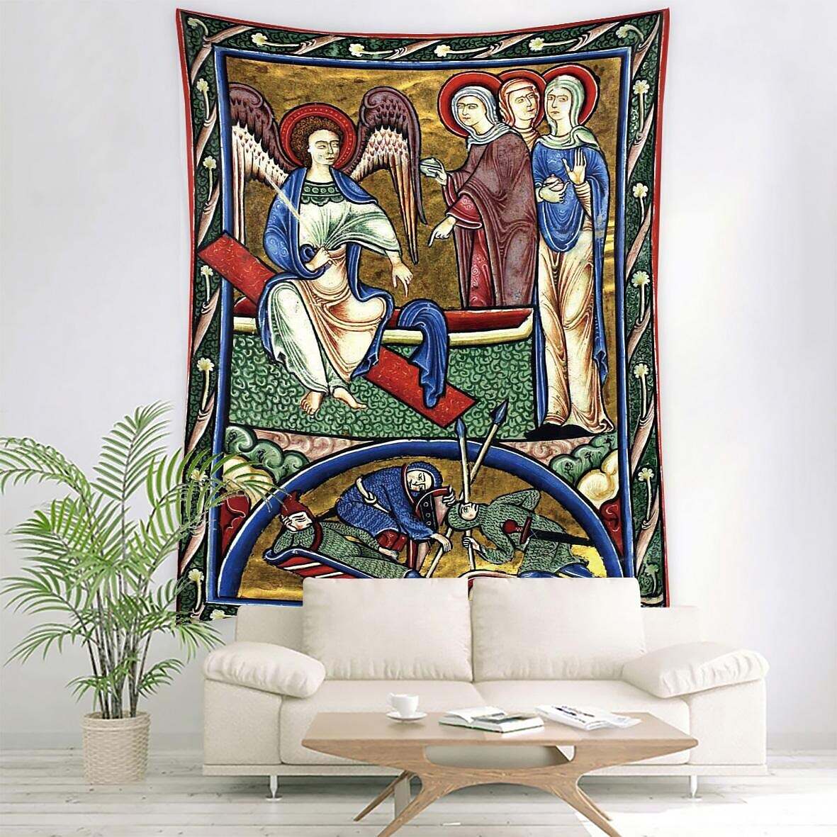 Medieval Painting Wall Tapestry Art Decor Decoration