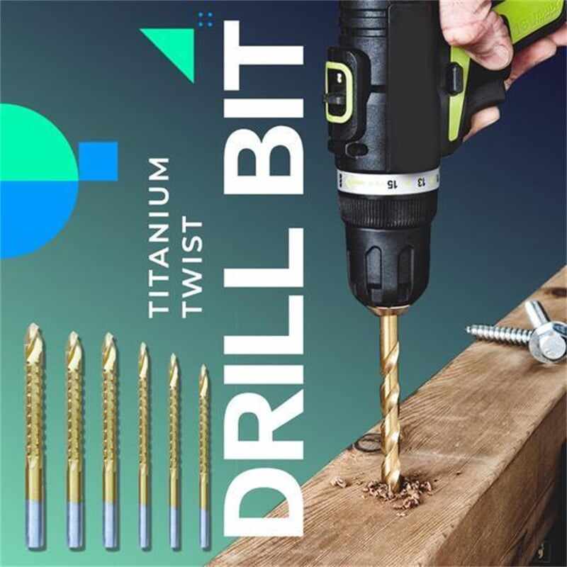 BIG SALE - 52% OFF-Twist Drill Bit Set Power Tool Accessories(6 Pcs/SET )BUY 2 save 5%