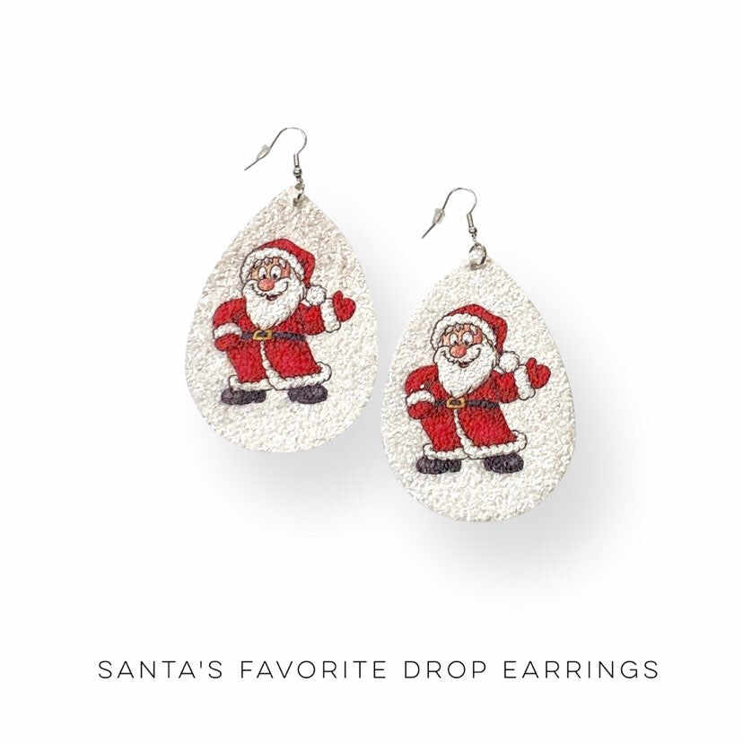 Santa's Favorite Drop Earrings