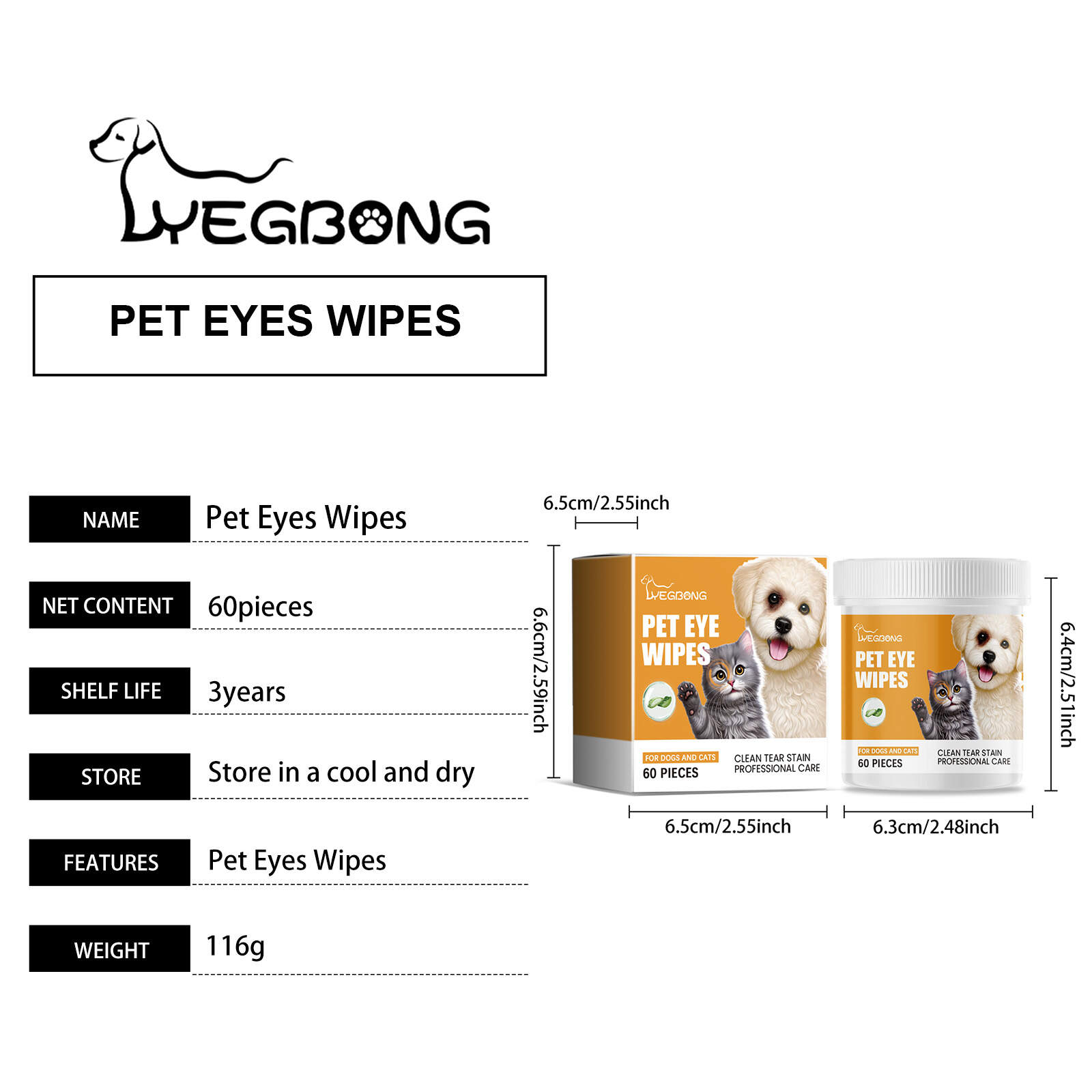 Pet Eyes Wipes