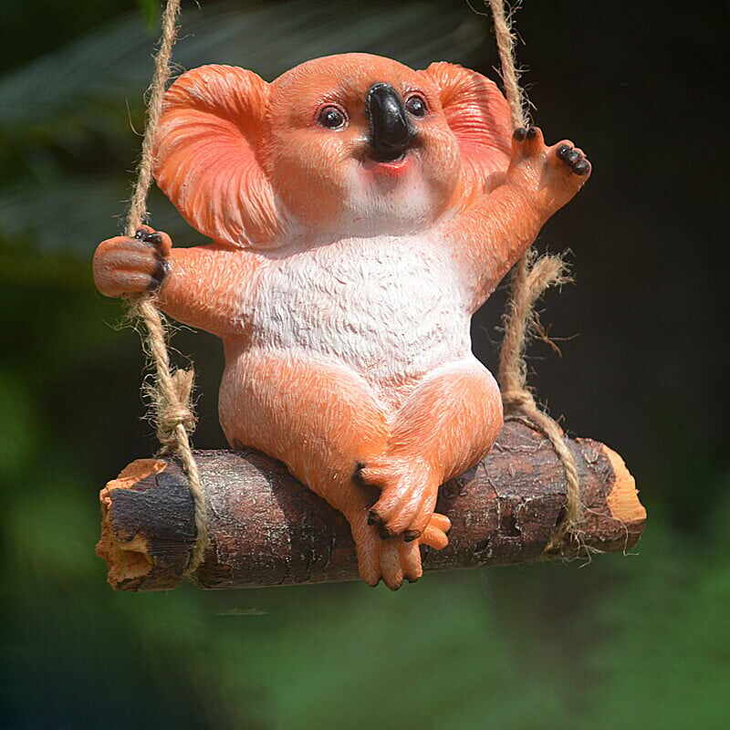 Cute Swing Animal Statue