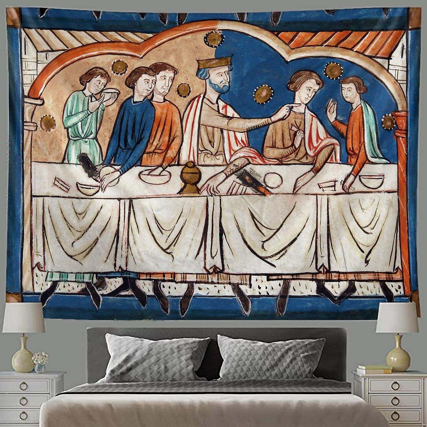 Medieval Wall Tapestry Art Decor