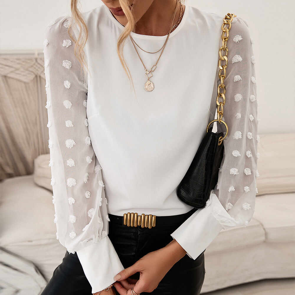 Polka Dot Long Sleeve Shirt