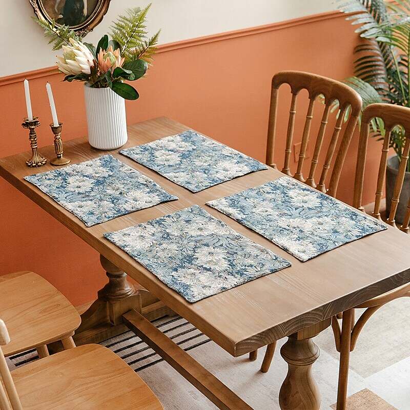 Dining Table Placemats Set of 4 Heat Resistant Non-Slip Dining Table Place Mats