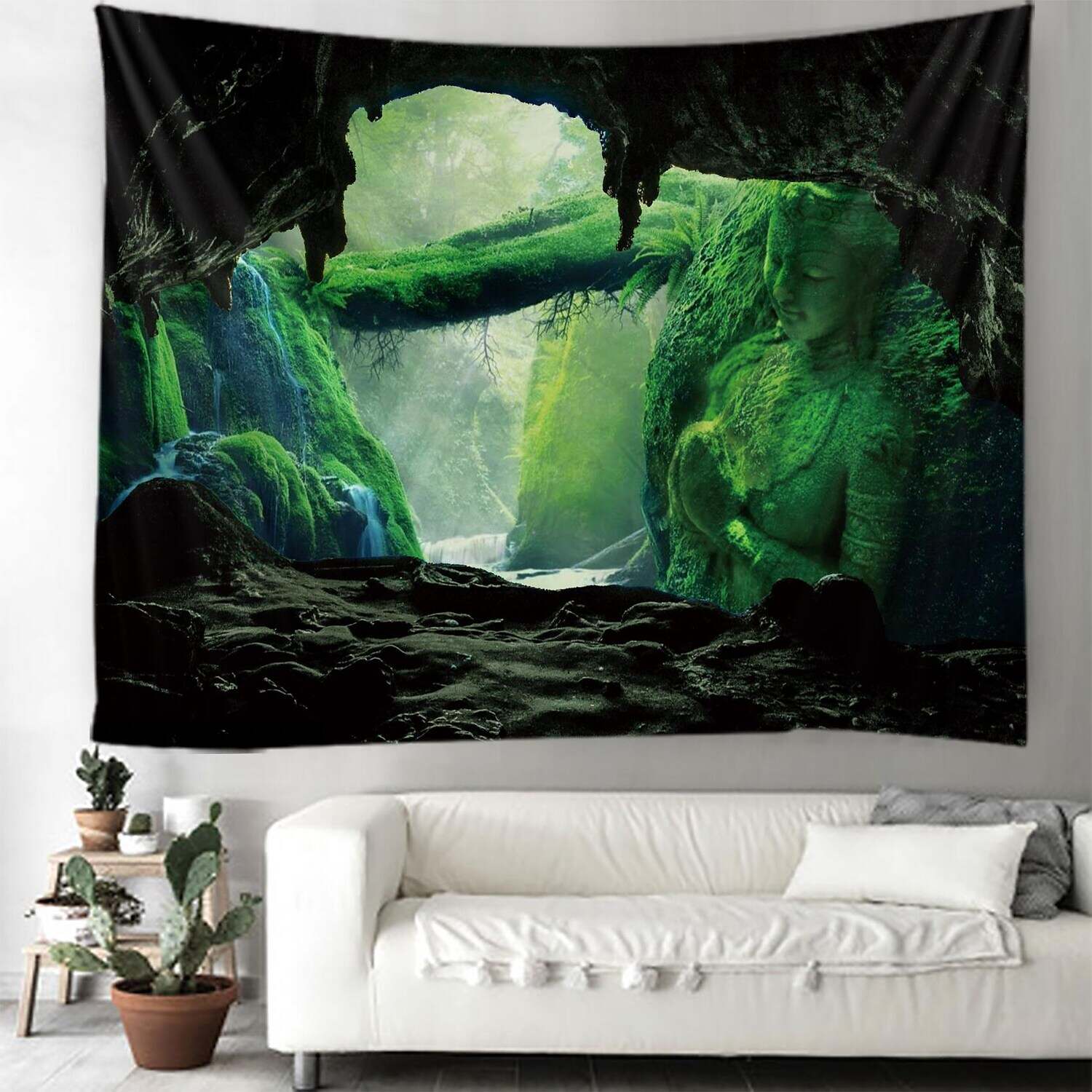 Natural Large Wall Tapestry Cave Art Decor Photograph Backdrop