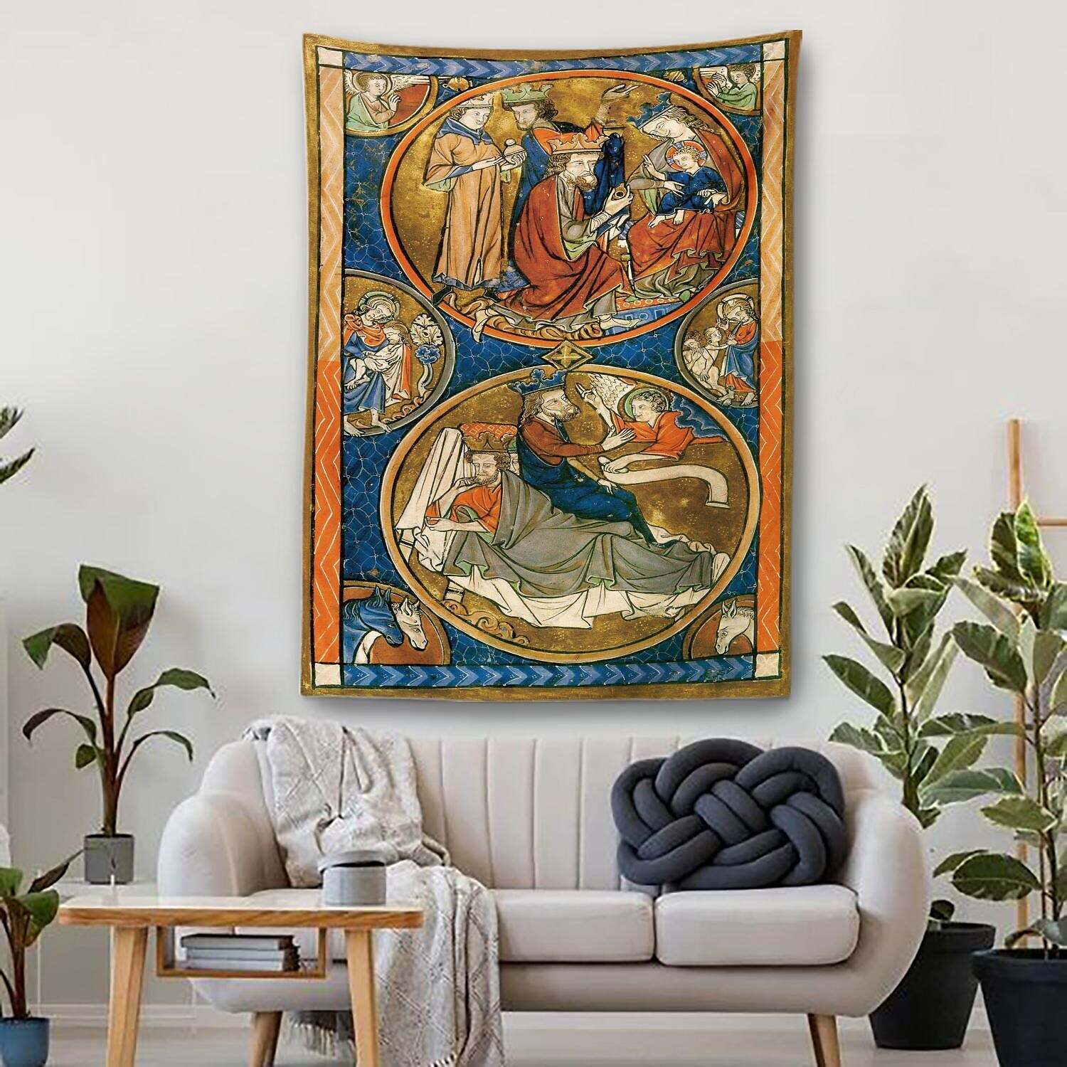 Medieval Wall Tapestry Art Decor