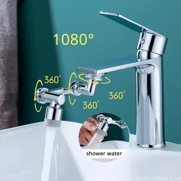 Last Day 59% OFF👍Rotating 1080° Robotic Arm Faucet (Universal Model)-BUY 2 GET EXTRA 10% OFF