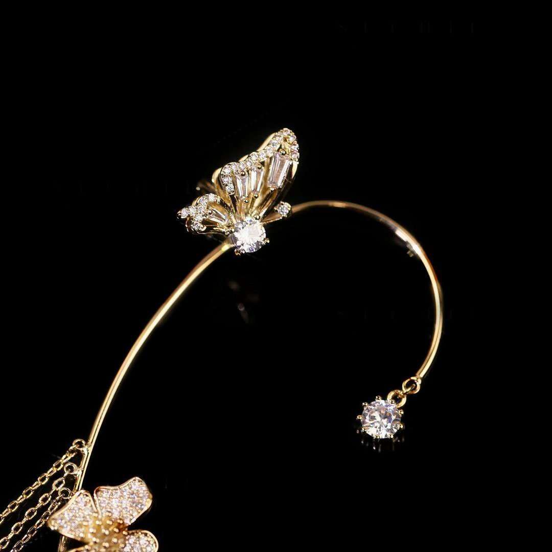 Butterfly Tassel Style Zircon Earrings | Perfect Gift