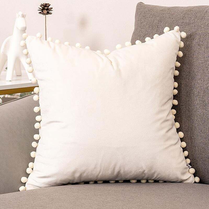 1pc Velvet  Sofa Pillow Cover