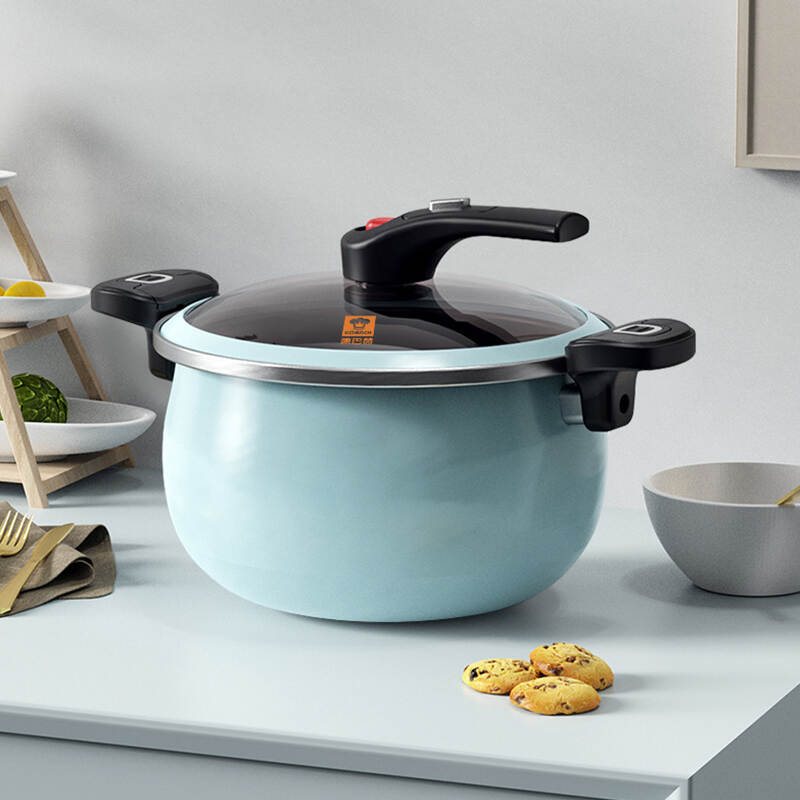 Newly upgraded Conbacher brand 🍲 deepened and thickened anti-overflow stewing non-stick enamel micro-pressure enamel pot 6.5