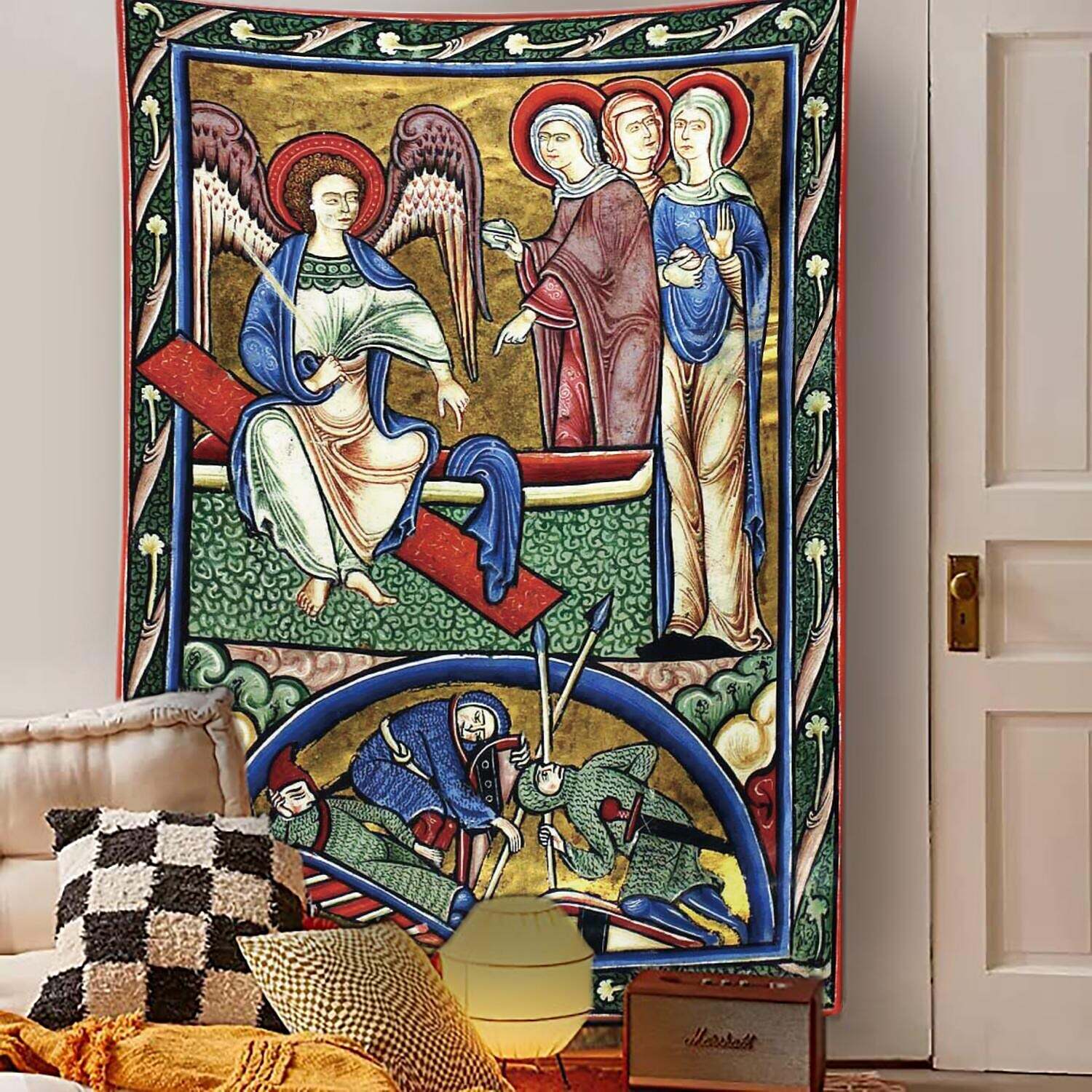 Medieval Painting Wall Tapestry Art Decor Decoration