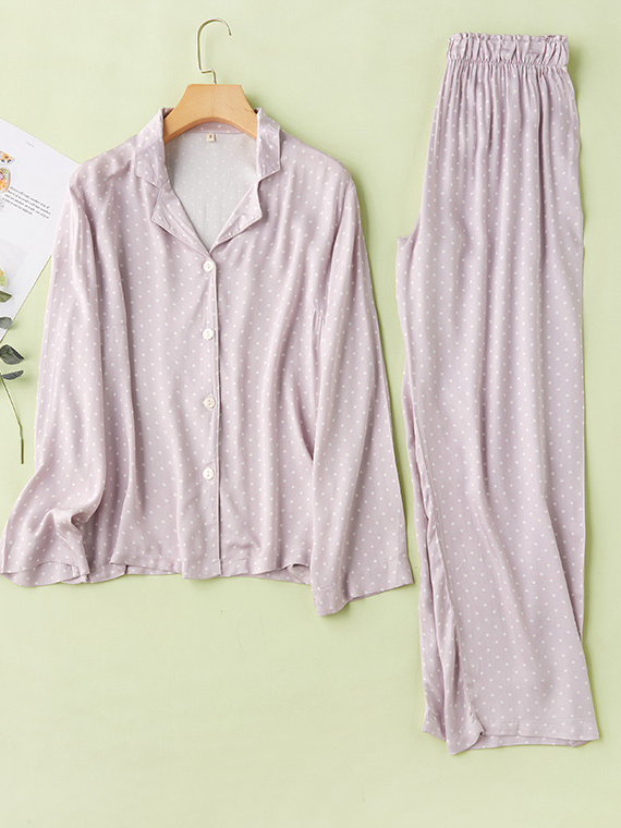 Simple Others RegularL ong Sleeve Regular Fit Pajama Set