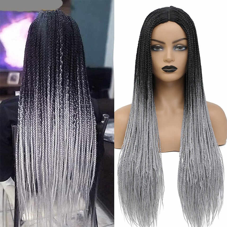 New Style Ombre Box Braided Wigs