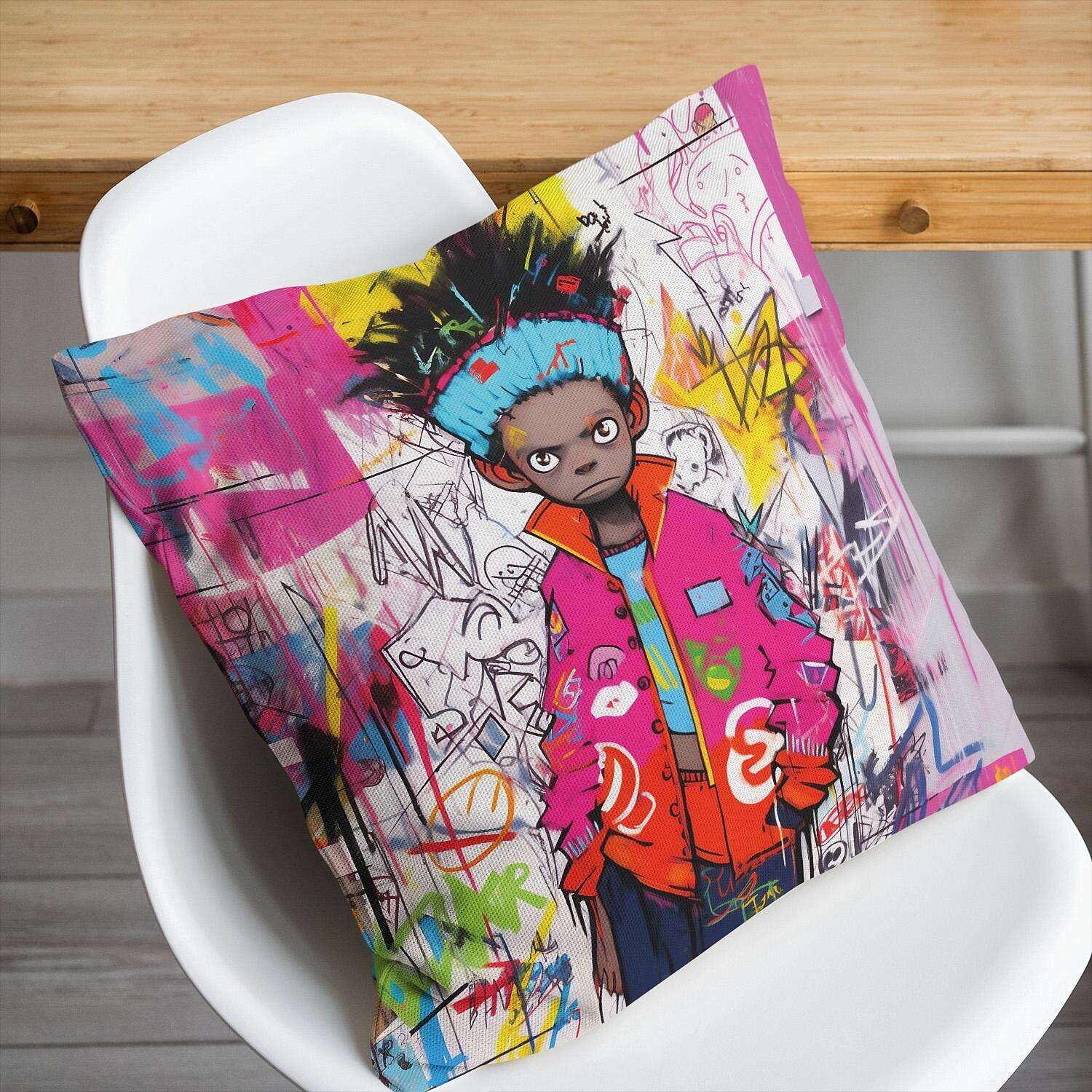 Graffiti Boy Pillow Cover 1PC