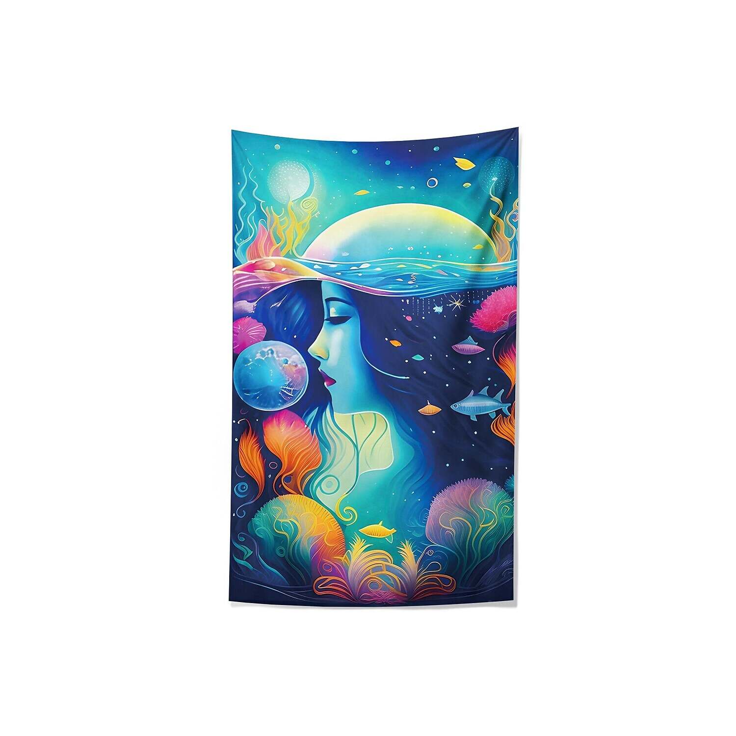 Ocean Fish Wall Tapestry Art Decor