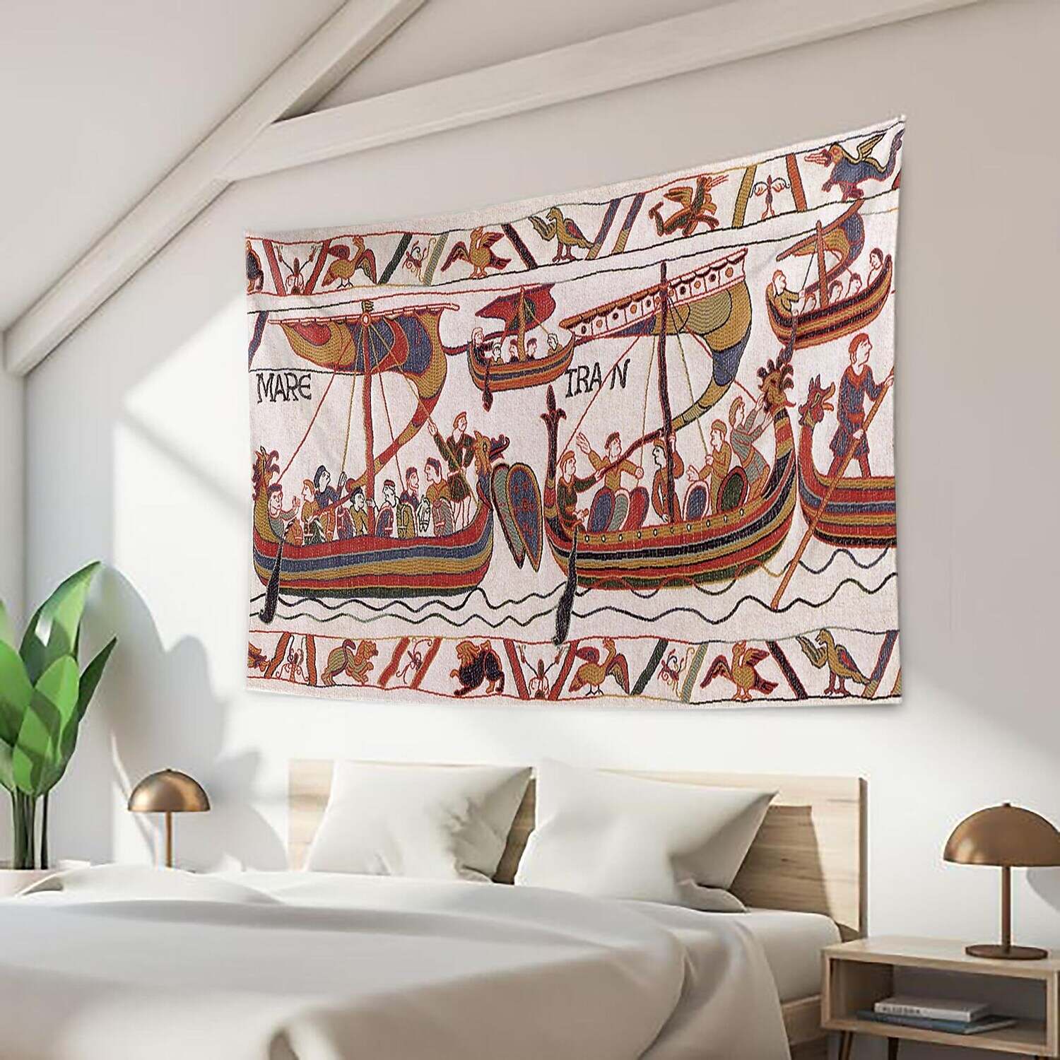 Bayeux Medieval Wall Tapestry Art Decor