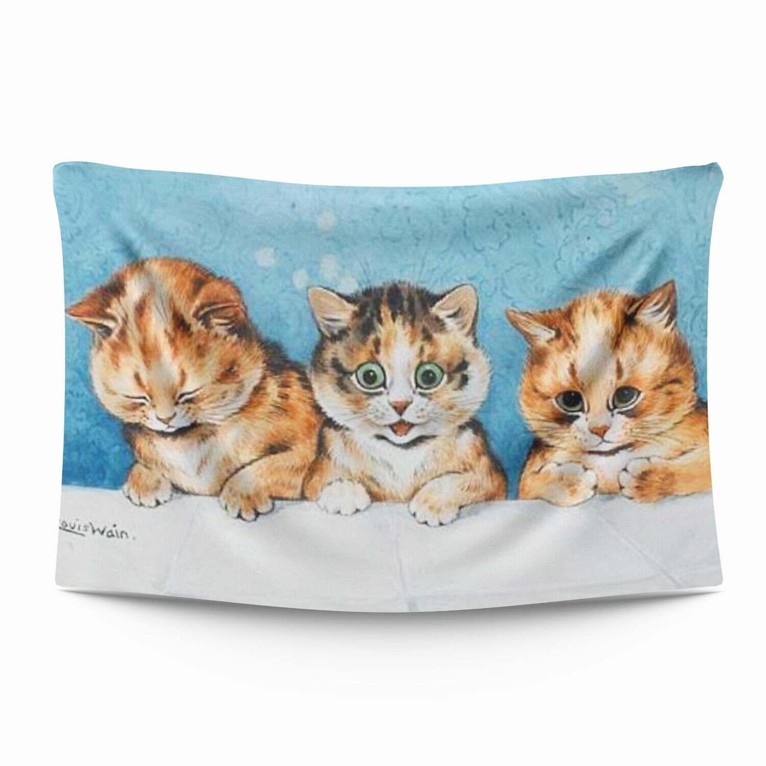 Funny Animal Large Wall Tapestry Cat Art Decor