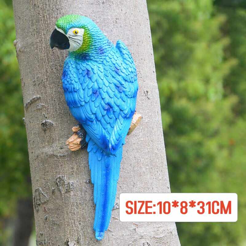 Resin Parrot Bird Statue