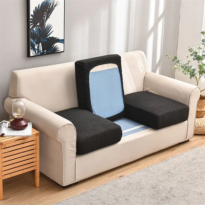 Stretch Sofa Cushion Cover Couch Seat Slipcover Elastic