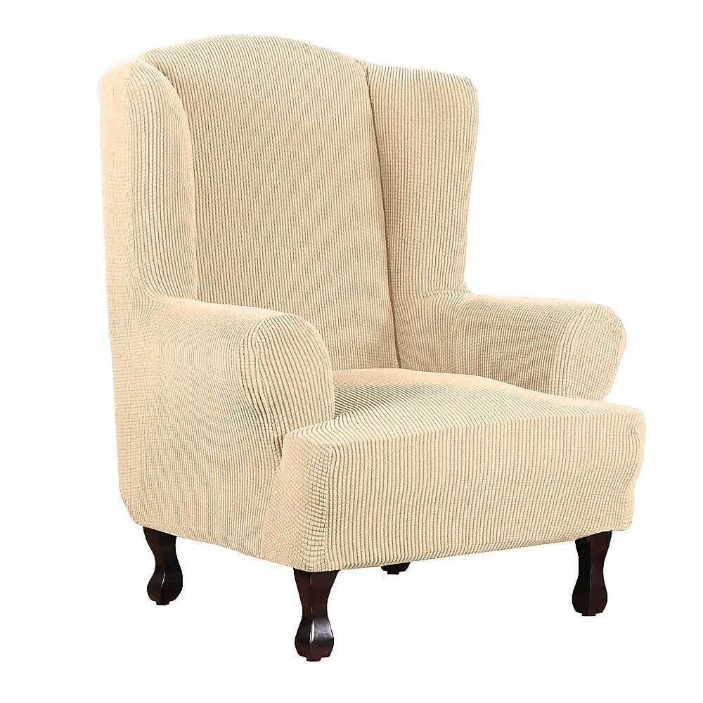 Stretch Wingback Chair Cover