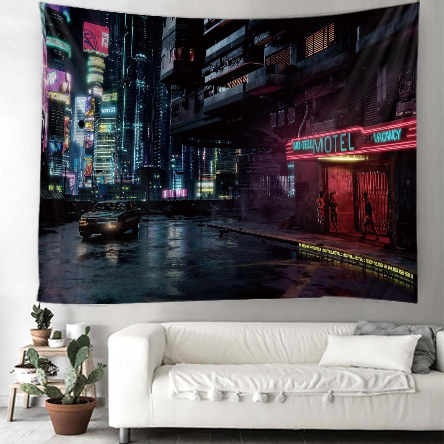 City Wall Tapestry Art Decor Photograph Backdrop