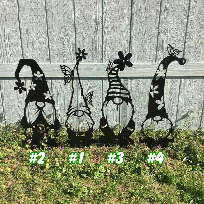 Steel Branch Gnomes Decoration