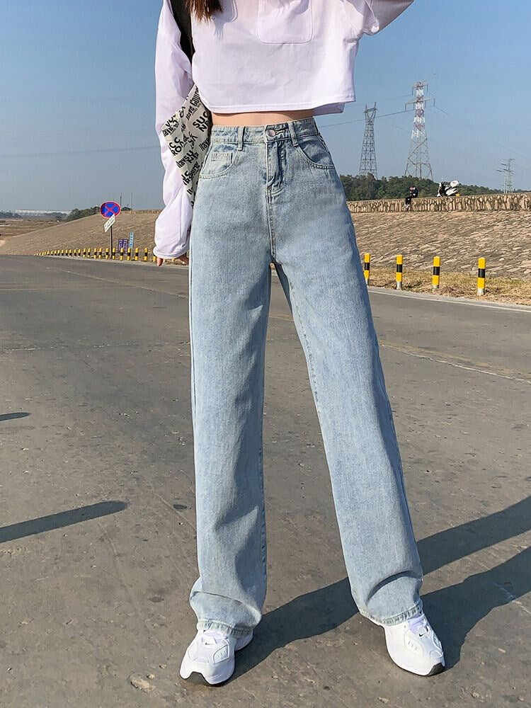 Wide Leg Jeans For Women Bottom Baggy