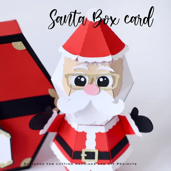 🎅Hot Sale--🥳3D Santa Claus Prank Pop-up Box card🎁