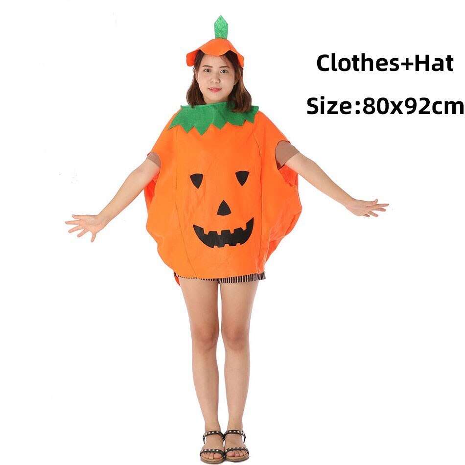 pumpkin Children Costume Boys Girls Halloween